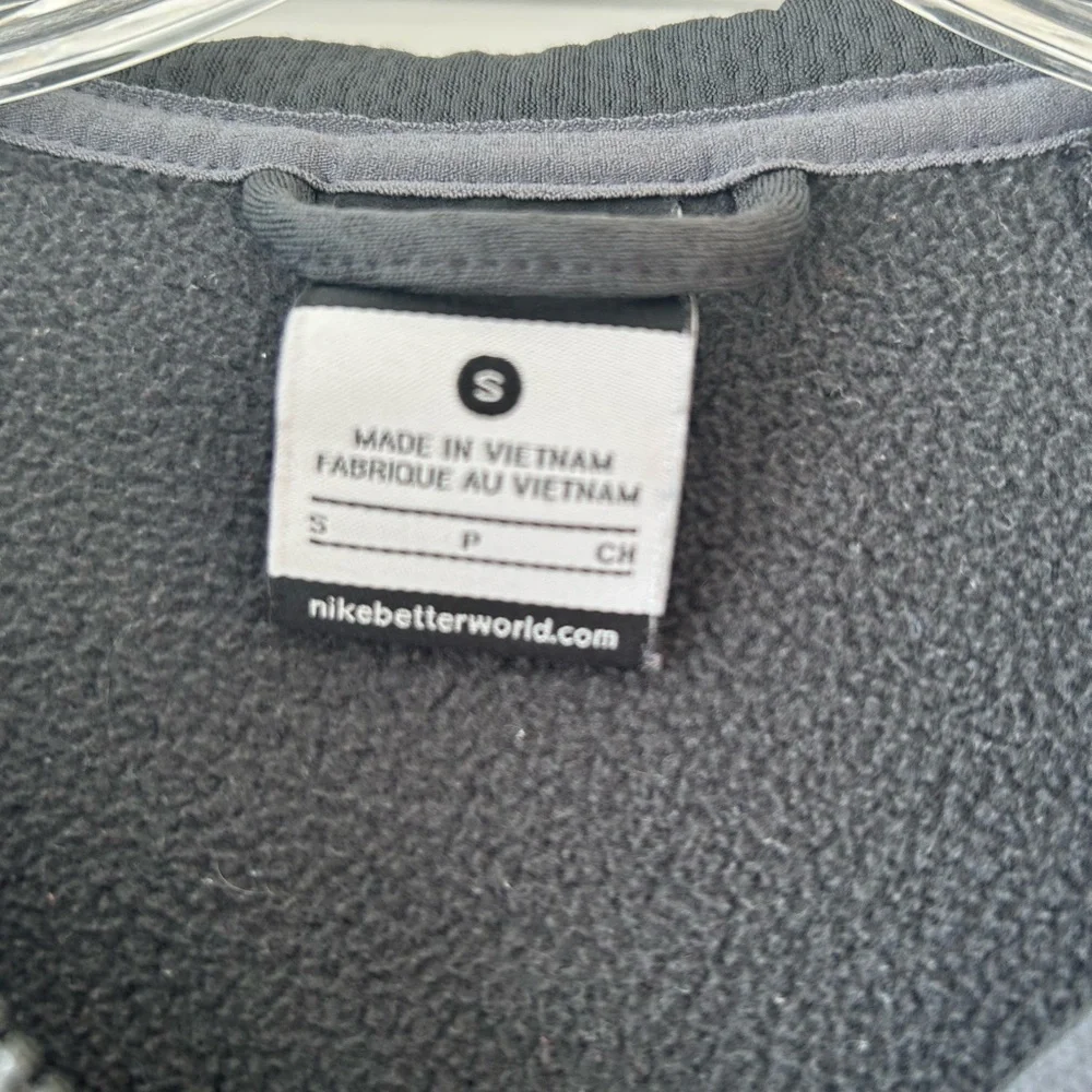 Nike Dark Gray Therma-Fit Ole Miss Zip-Up Hoodie - Picture 4 of 6